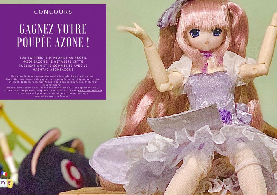 [Concours] Gagnez votre poupée AZONE, à l’occasion du lancement de la boutique Zone Azone !